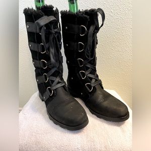 Sorel waterproof riding style winter boots